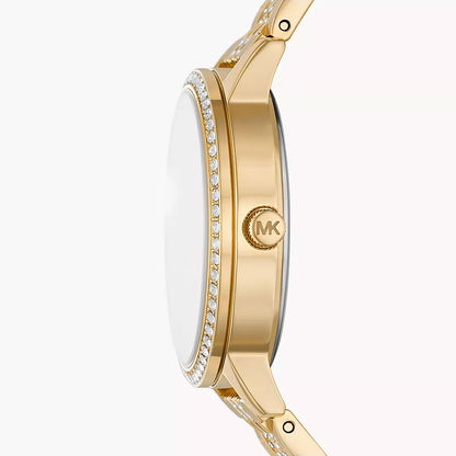 Michael Kors Melissa Three-Hand Gold-Tone Stainless Steel Women's Watch - MK4368