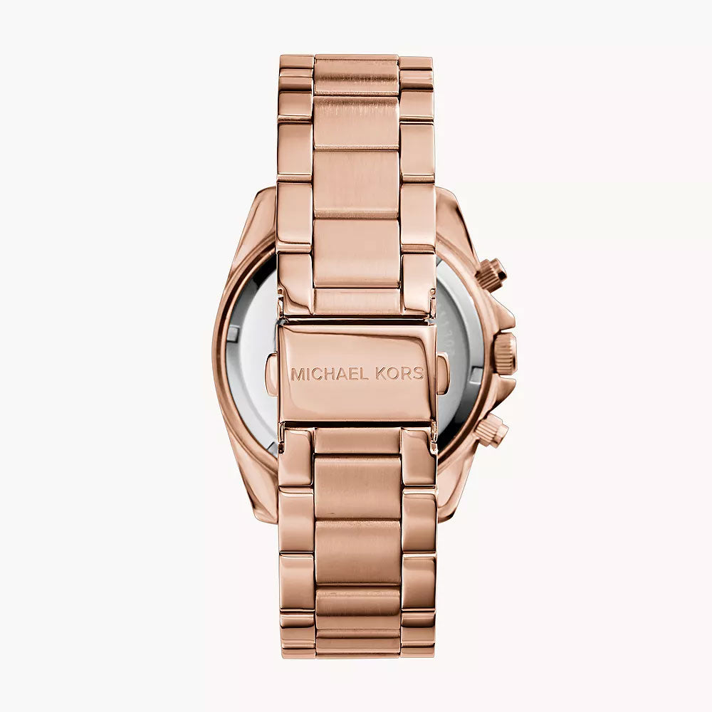 Michael Kors Blair Chronograph Rose Gold-Tone Stainless Steel Women's Watch - MK5263