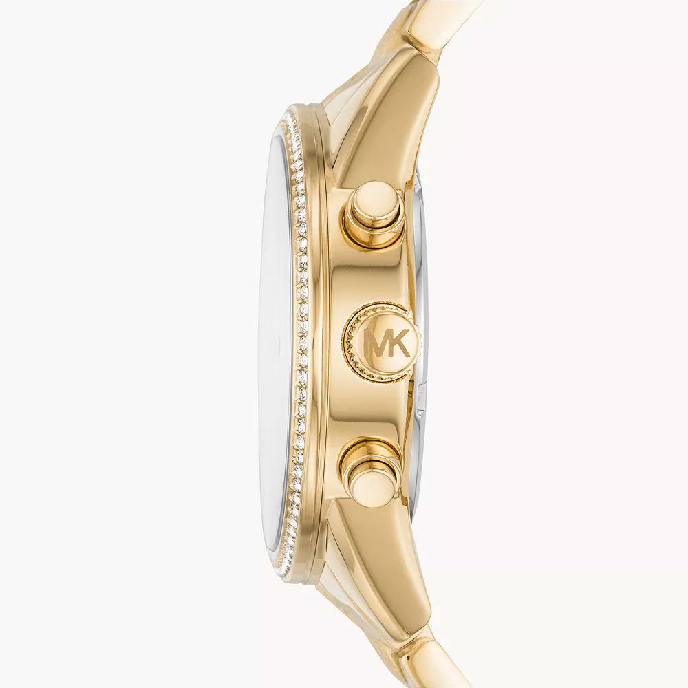 Michael Kors Ritz Gold Stainless Steel Women's Watch - MK6597