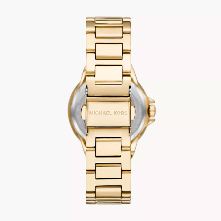 Michael Kors Analog Men's Watch Gold Plated Metal Bracelet - MK6981