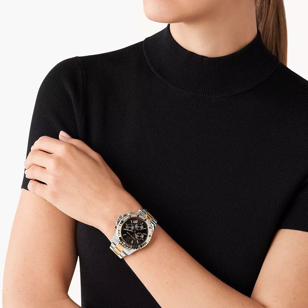 Michael Kors Everest Chronograph Two-Tone Stainless Steel Women's Watch
