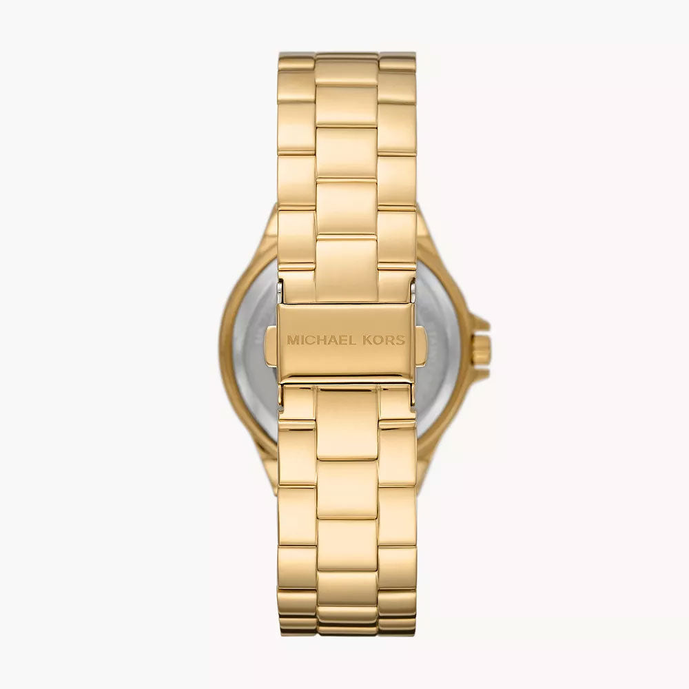 Michael Kors Lennox Three-Hand Gold-Tone Stainless Steel Women's Watch Style - MK7229