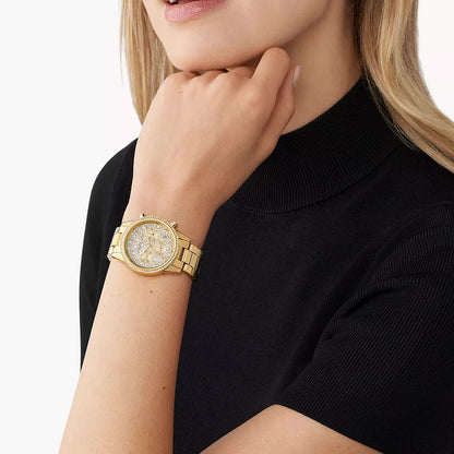Michael Kors Bryant Chronograph Gold-Tone Stainless Steel Women's Watch