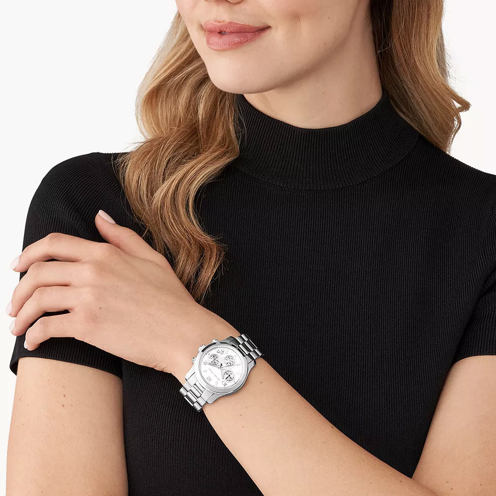 Michael Kors Runway Silver Stainless Steel Women's Watch