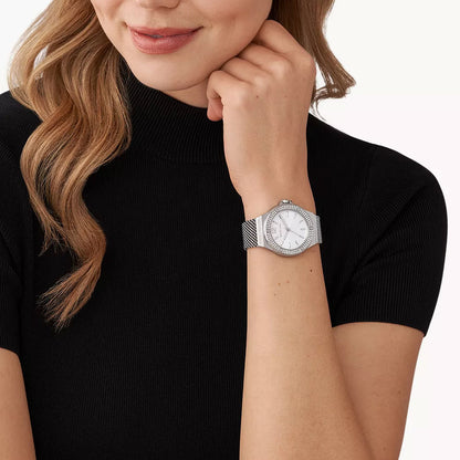Michael Kors Lennox Silver Stainless Steel Women's Watch