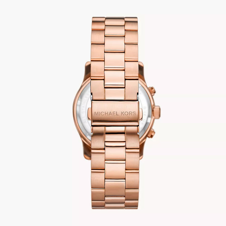 Michael Kors Runway Chronograph Rose Gold-Tone Stainless Steel Women's Watch - MK7352