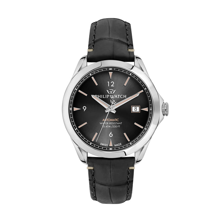 Philip Watch BLAZE 41mm AUTO BLACK DIAL BLACK STRAP