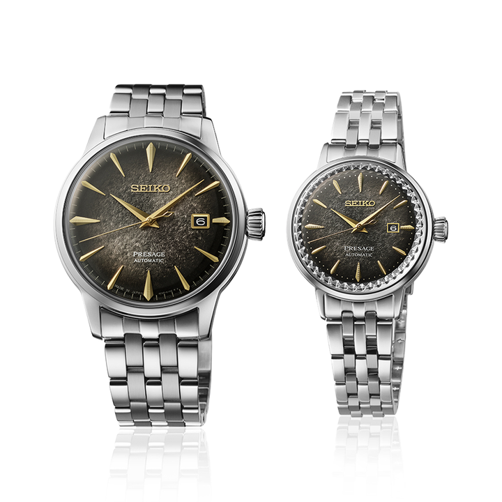 Seiko x Star Bar Cocktail Limited Edition Automatic Couple Set Watches SRPK93J1 & SRE015J1