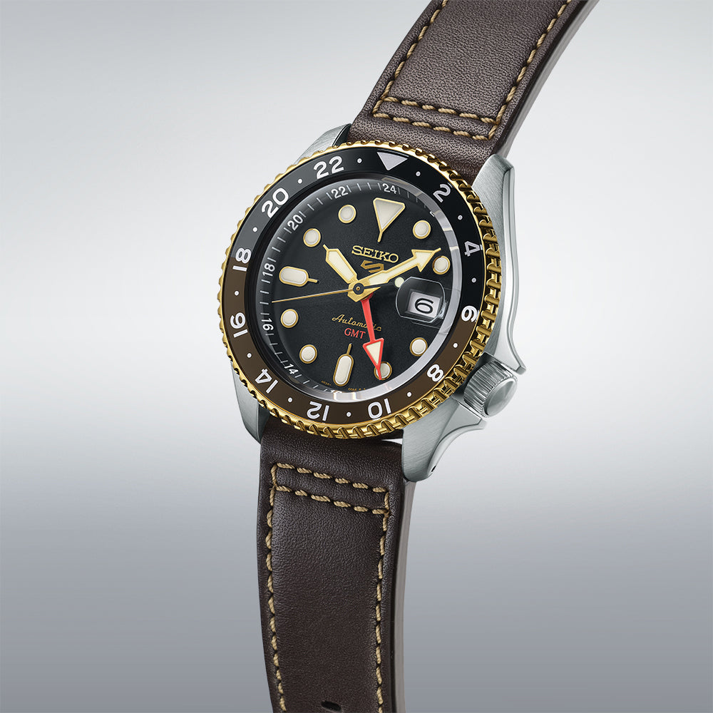 Seiko Men's New5Sports Automatic GMT SKX Watch