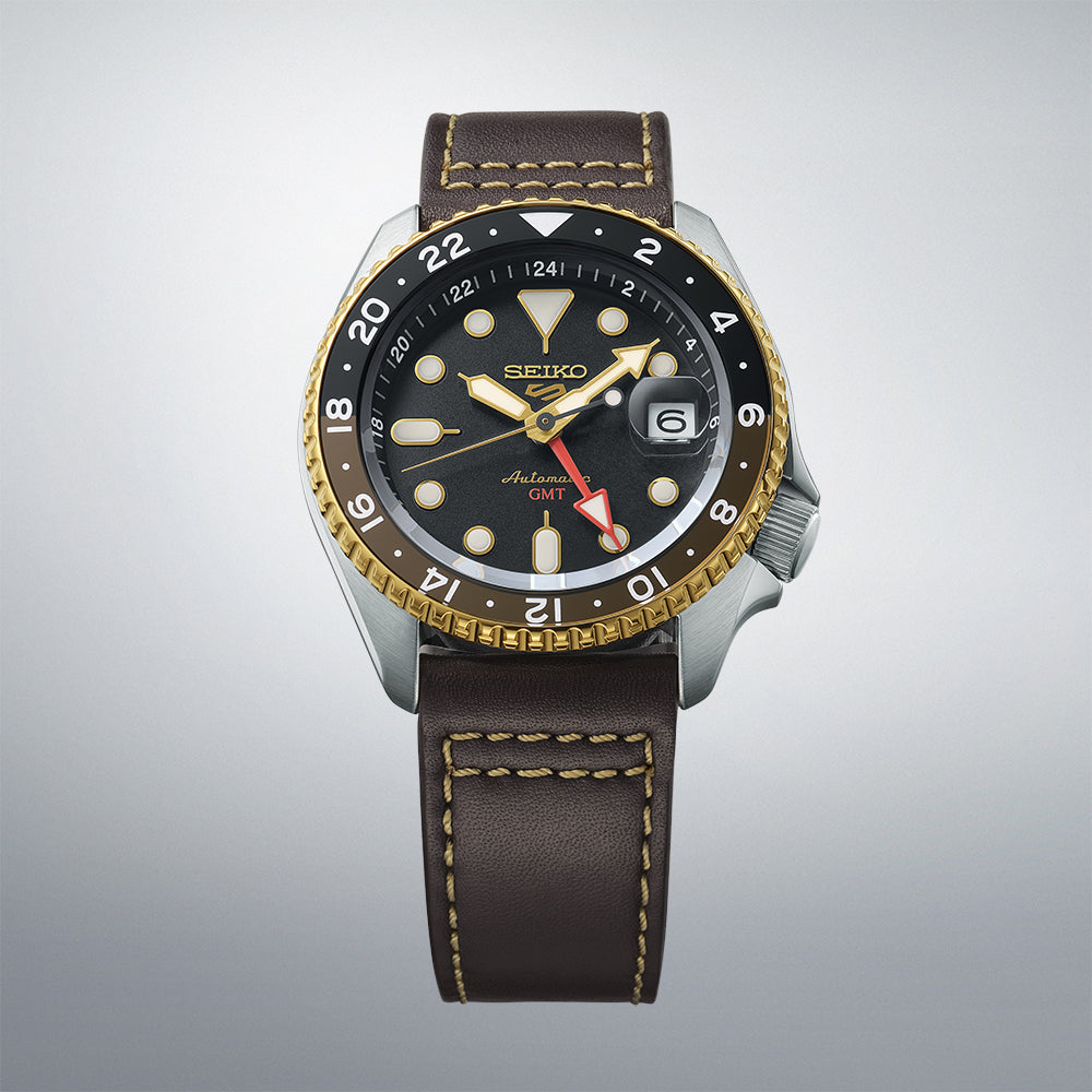 Seiko Men's New5Sports Automatic GMT SKX Watch
