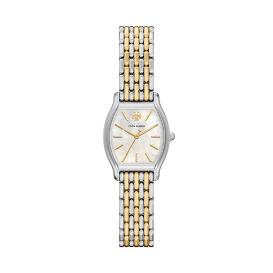 Tory Burch Women Small Eleanor Curve 24mm Quartz Analog Watch TBW1158
