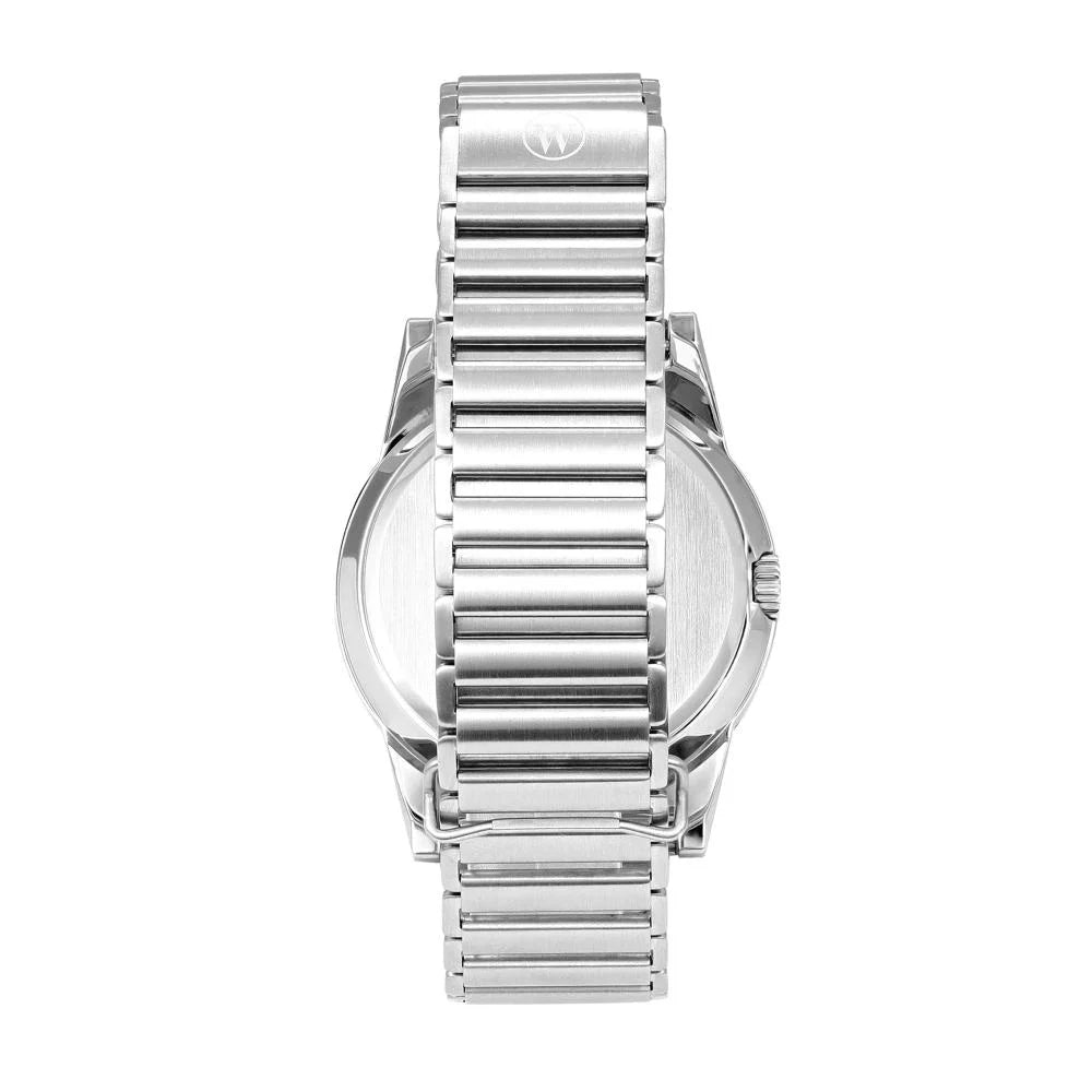 West End Souq Collection 38mm Stainless Steel Quartz Watch Blue Dial with Arabic Numerals