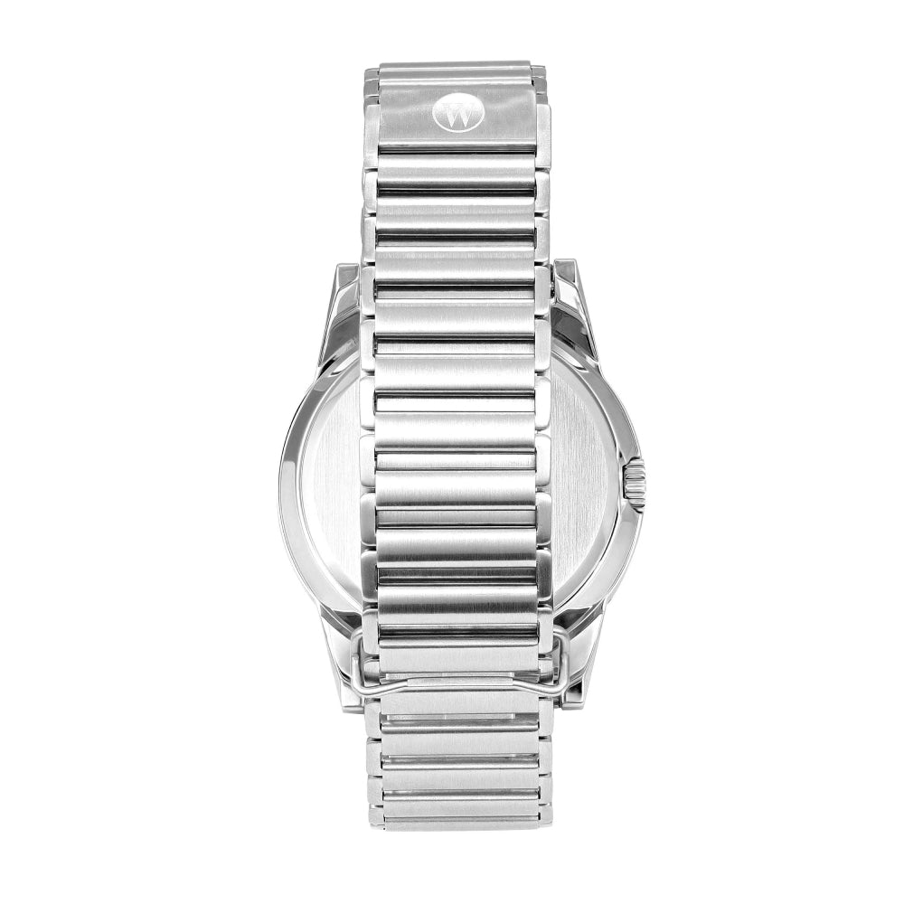 West End Souq Collection 38mm Stainless Steel Quartz Watch Orange Dial with Arabic Numerals