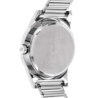 West End Souq Collection 38mm Stainless Steel Quartz Watch Red Dial with Arabic Numerals