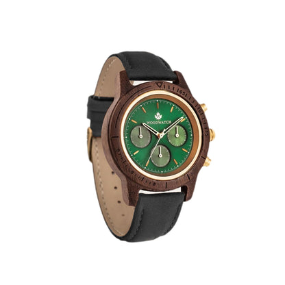 Woodwatch Men's Chronus Emerald Gold WW-CS-Emd