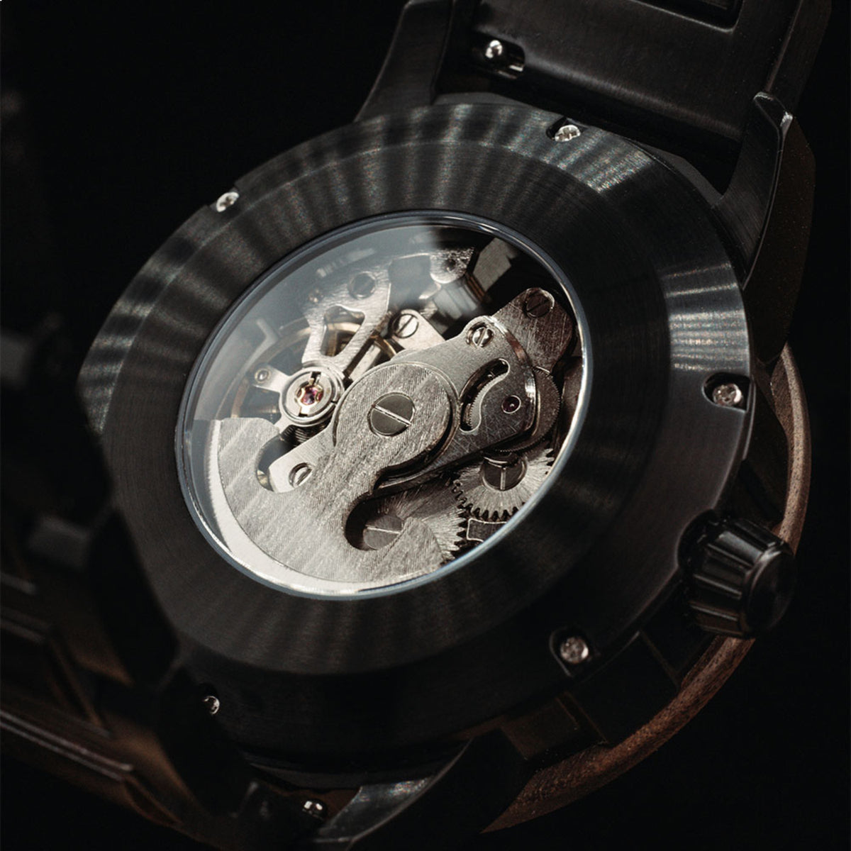 Woodwatch Men's Heroic Dark Soil Automatic Watch