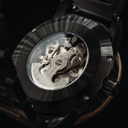 Woodwatch Men's Heroic Dark Soil Automatic Watch