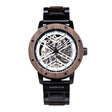 Woodwatch Men's Heroic Steel Reel Automatic Watch