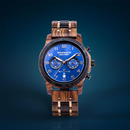 Woodwatch Men's Legacy X Ocean Quartz Watch - WW-LXE-ON