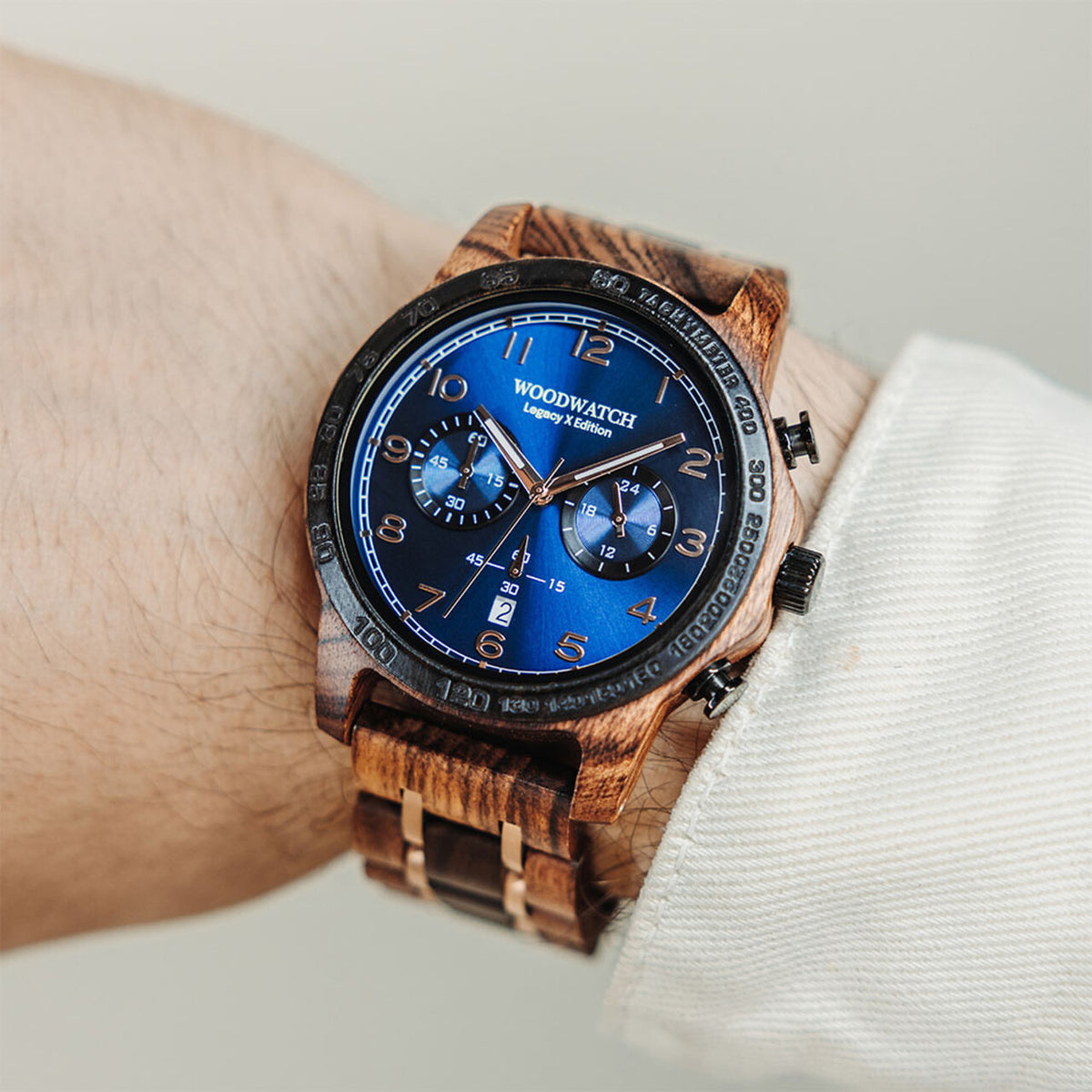 Woodwatch Men's Legacy X Ocean Quartz Watch