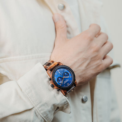 Woodwatch Men's Legacy X Ocean Quartz Watch - WW-LXE-ON
