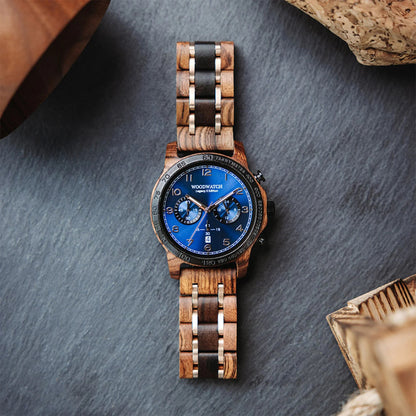 Woodwatch Men's Legacy X Ocean Quartz Watch - WW-LXE-ON