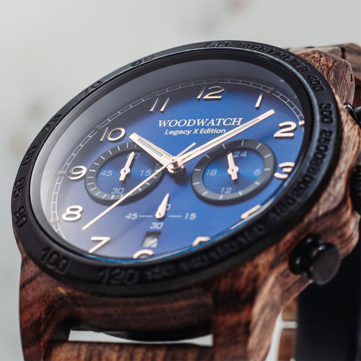 Woodwatch Men's Legacy X Ocean Quartz Watch - WW-LXE-ON
