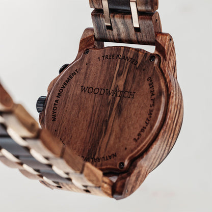Woodwatch Men's Legacy X Ocean Quartz Watch - WW-LXE-ON