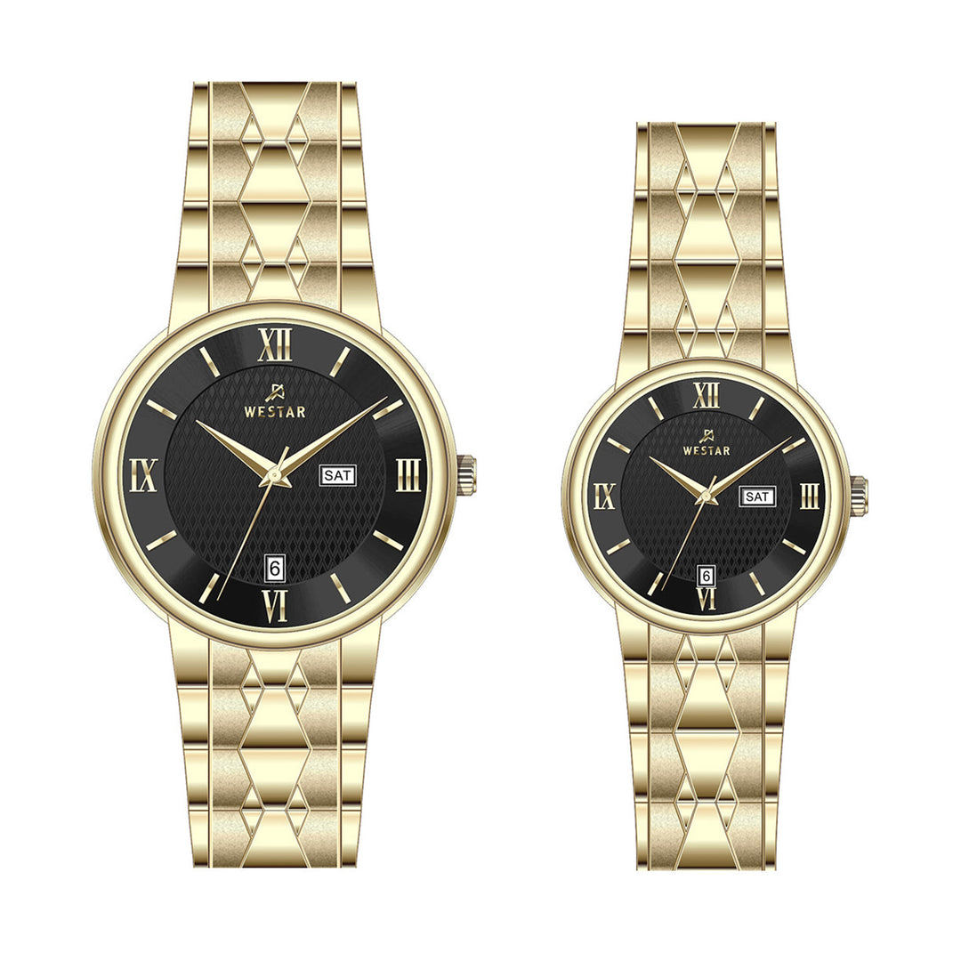 Westar Couple Watch EX7573GPN103 & EX6573GPN103