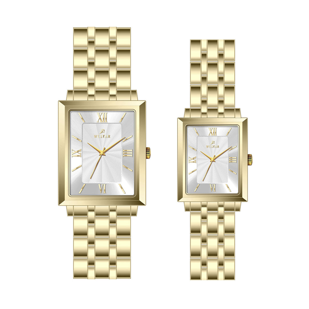 Westar Couple Watch EX7576GPN107 & EX6576GPN107