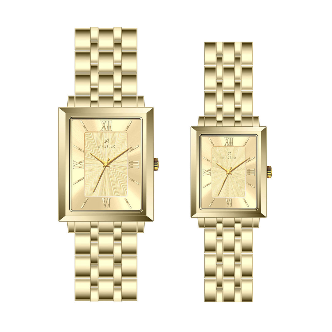 Westar Couple Watch EX7576GPN108 & EX6576GPN108