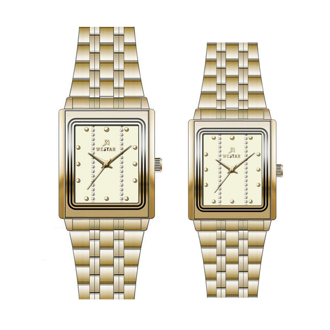 Westar Couple Watch EX7586GPN102 & EX6586GPN102