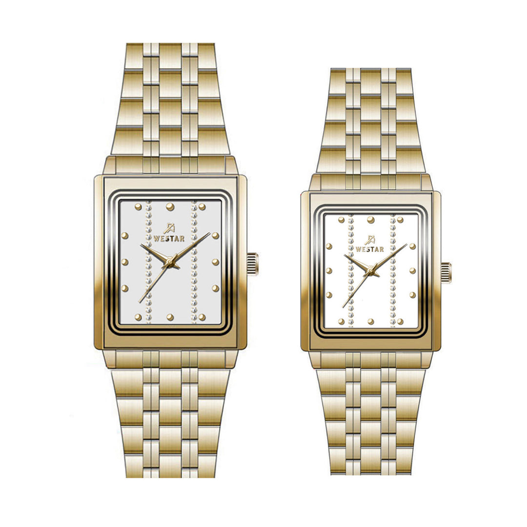 Westar Couple Watch EX7586GPN107 & EX6586GPN107
