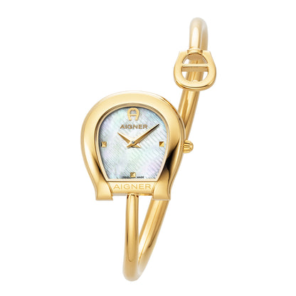 Aigner Women's Flora S 25.5x27mm Quartz Analog Watch AGW.271006.S