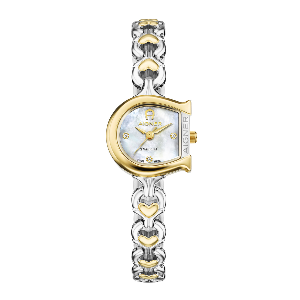 Aigner Women's Nobile Diamond 20.5x22mm Quartz Analog Watch AGW.289001