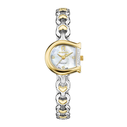 Aigner Women's Nobile Diamond 20.5x22mm Quartz Analog Watch AGW.289001