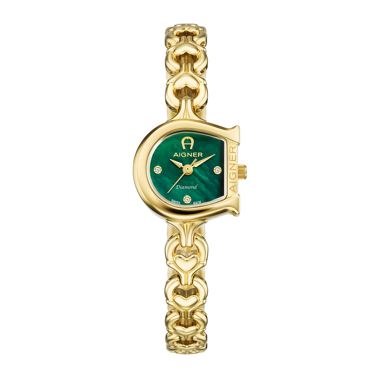 Aigner Women's Nobile Diamond 20.5x22mm Quartz Analog Watch AGW.289004