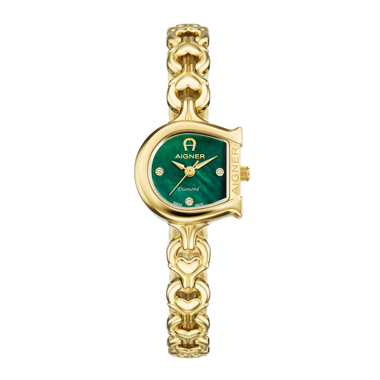 Aigner Women's Nobile Diamond 20.5x22mm Quartz Analog Watch AGW.289004
