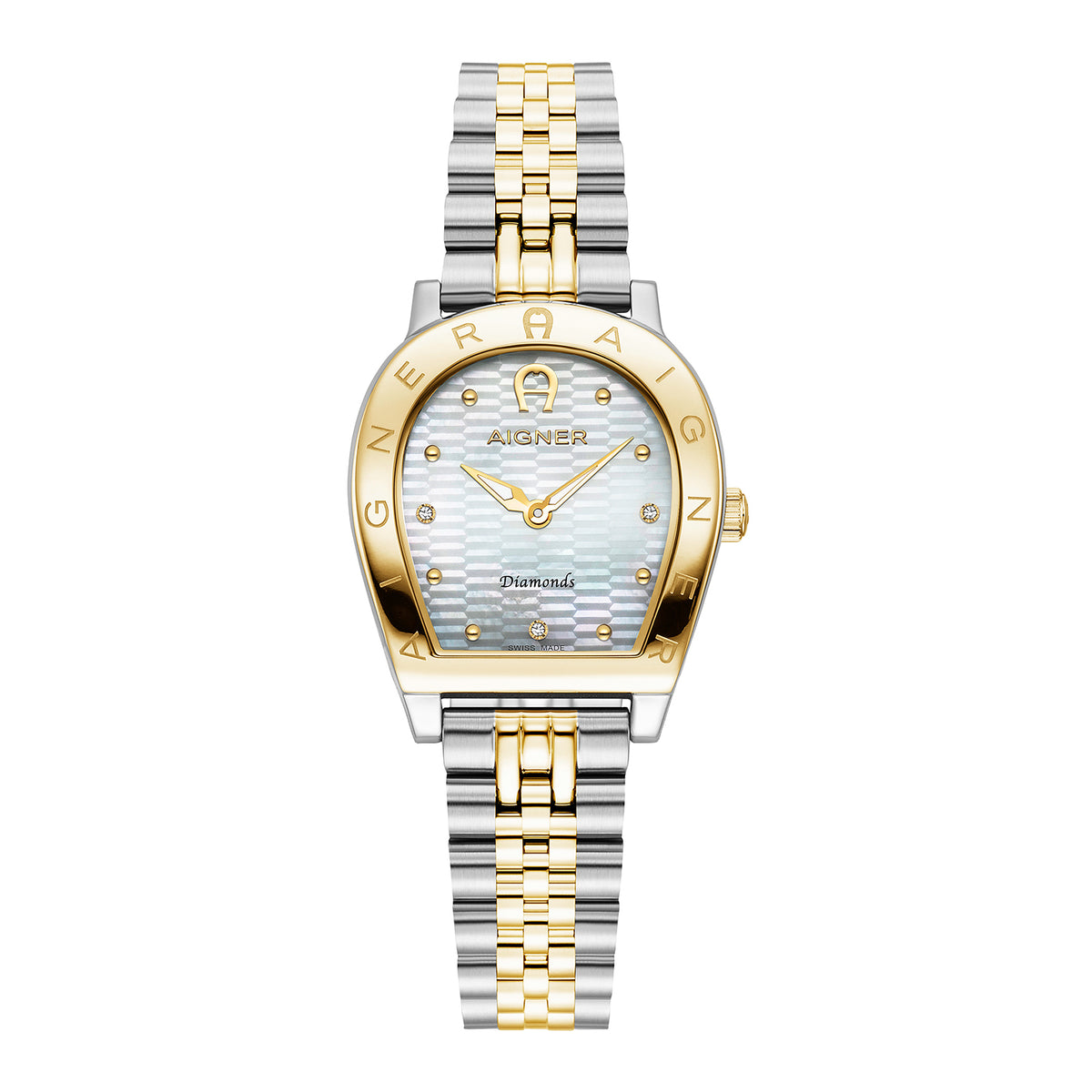 Aigner Women's Daiana Diamond 28x34.5mm Quartz Analog Watch AGW.303002