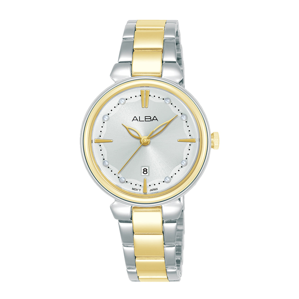 ساعة ألبا النسائية بنظام كوارتز AH7EV8X1