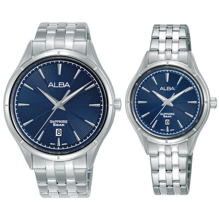 Alba Couple Set Watches - AS9T67X1 & AH7CY5X1