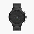 Armani Exchange Chronograph Black Stainless Steel Watch