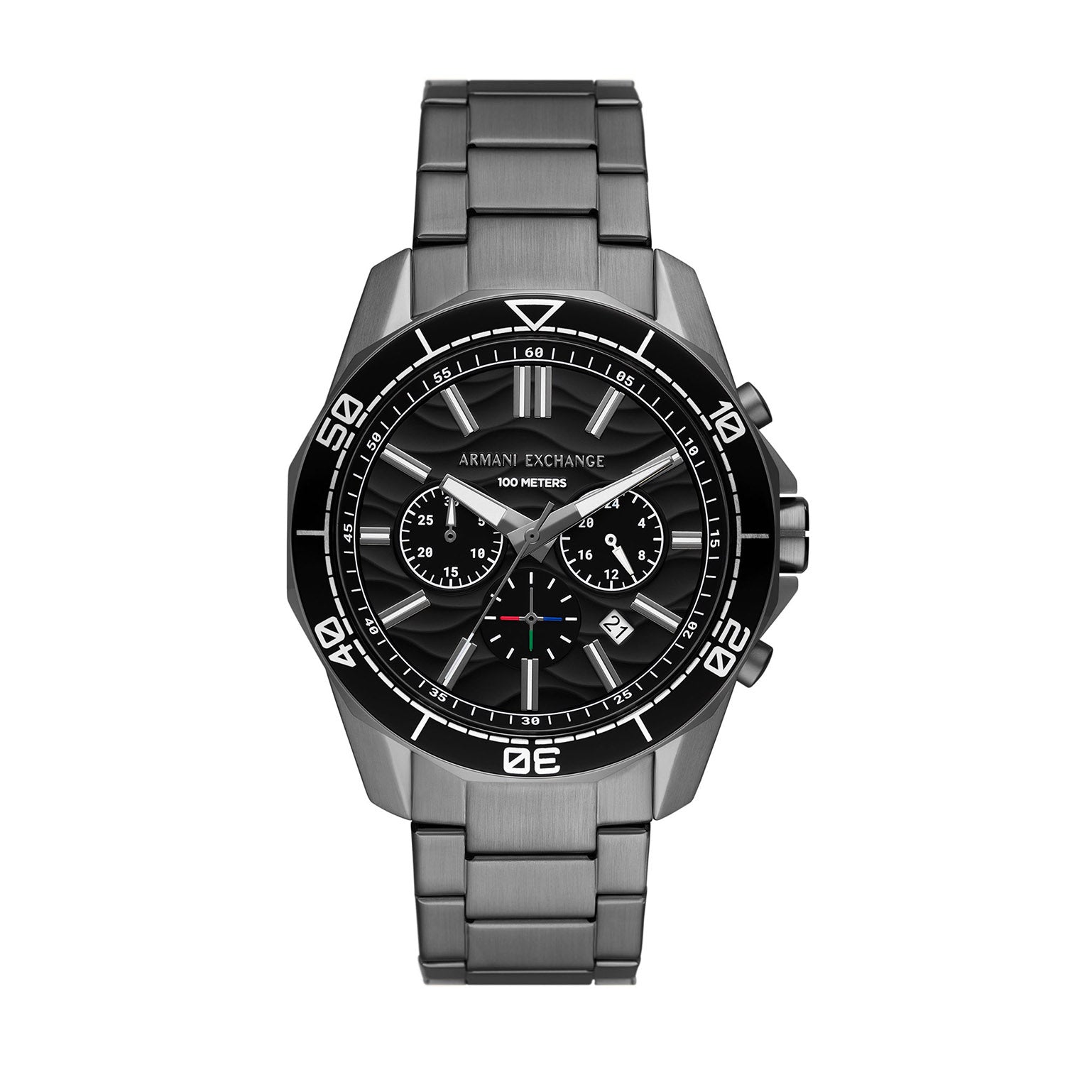 Armani Exchange Spencer Gunmetal Stainless Steel Men s Watch The