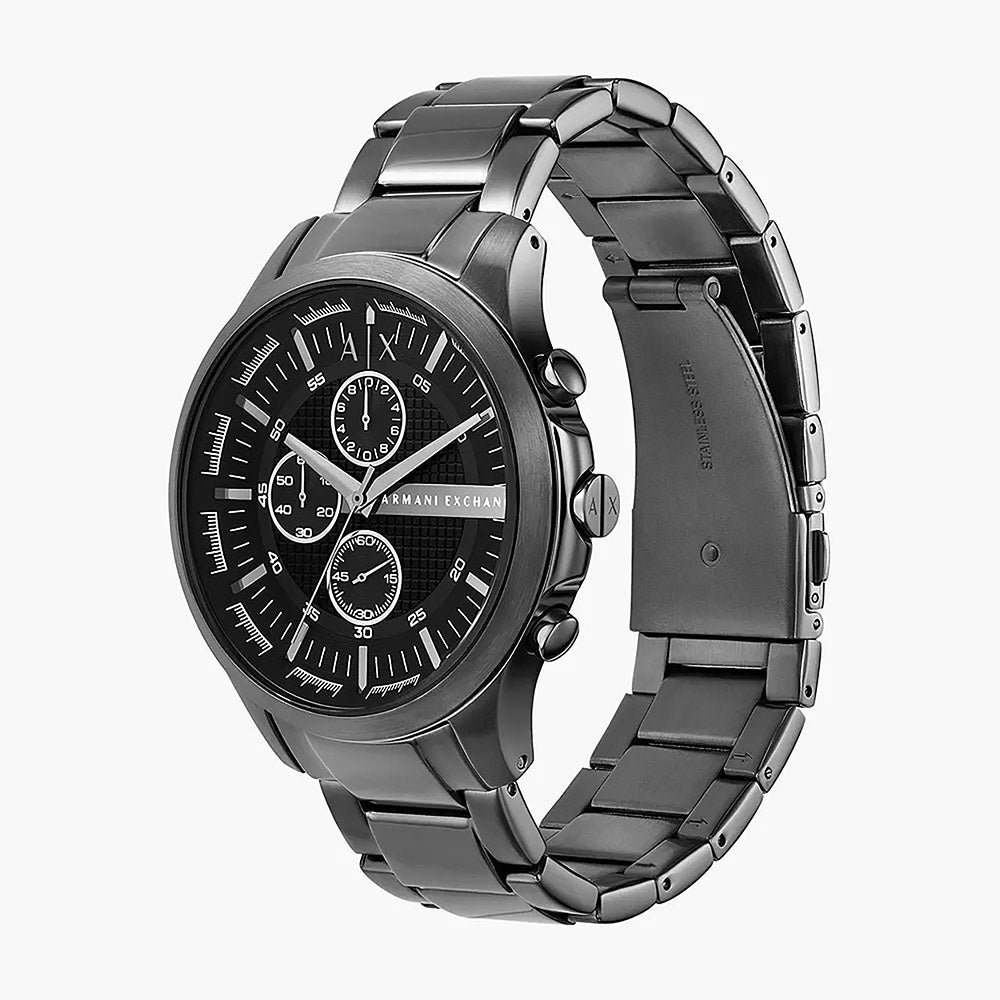Armani Exchange Hampton Gunmetal Stainless Steel Men's Watch