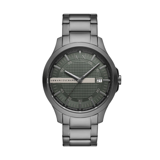 Armani Exchange Gunmetal Stainless Steel Men's Watch