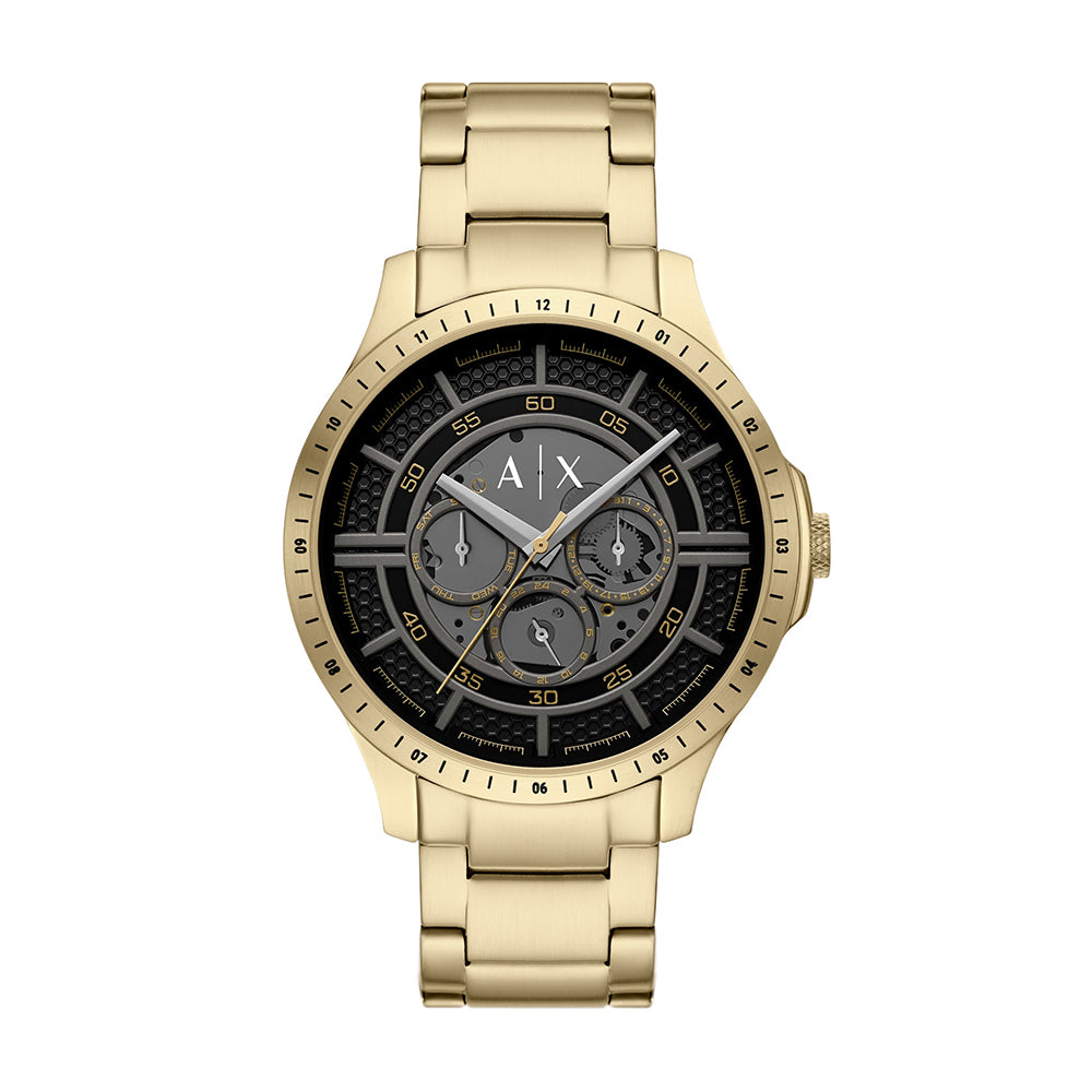 Armani Exchange Multifunction Gold-Tone Stainless Steel Watch