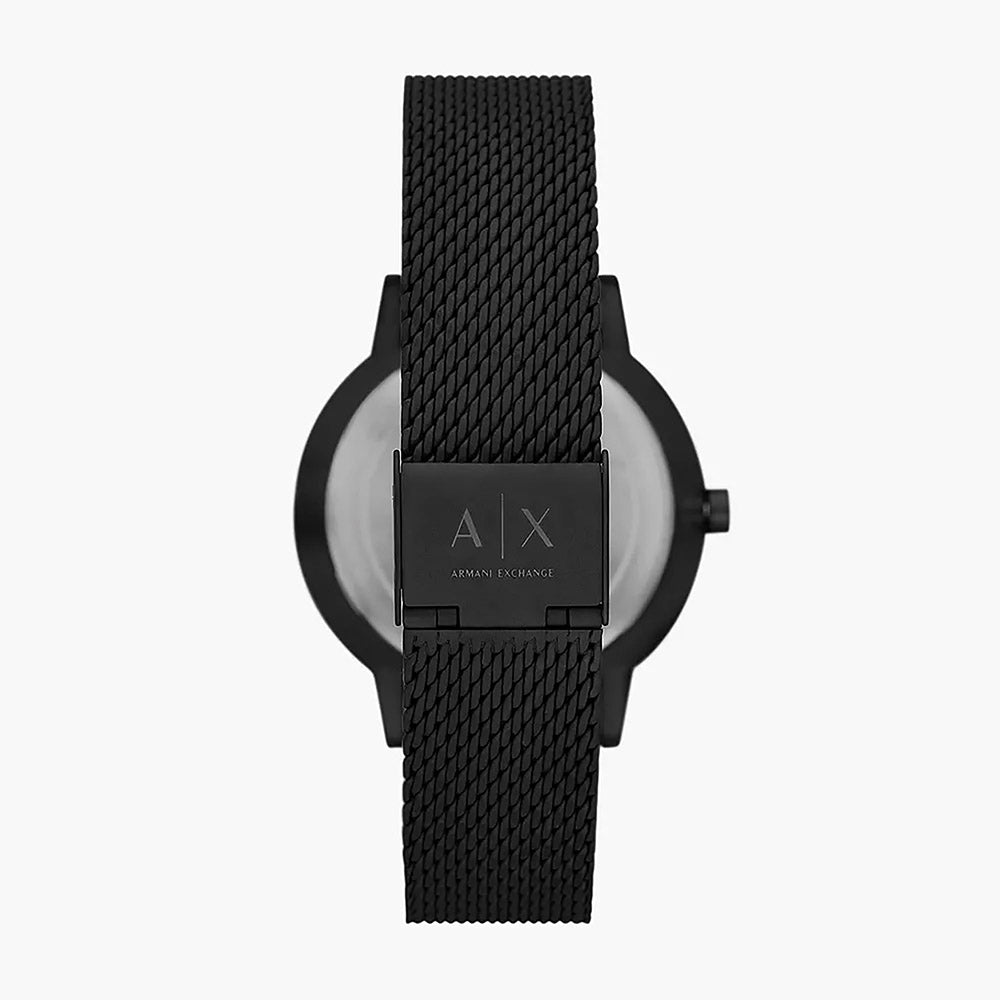 Armani Exchange Cayde Black Stainless Steel Men's Watch