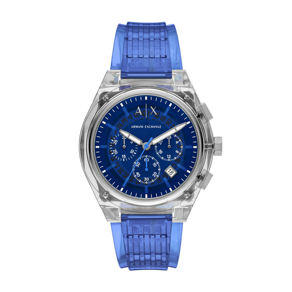 Armani Exchange Chronograph Blue Watch - AX4166