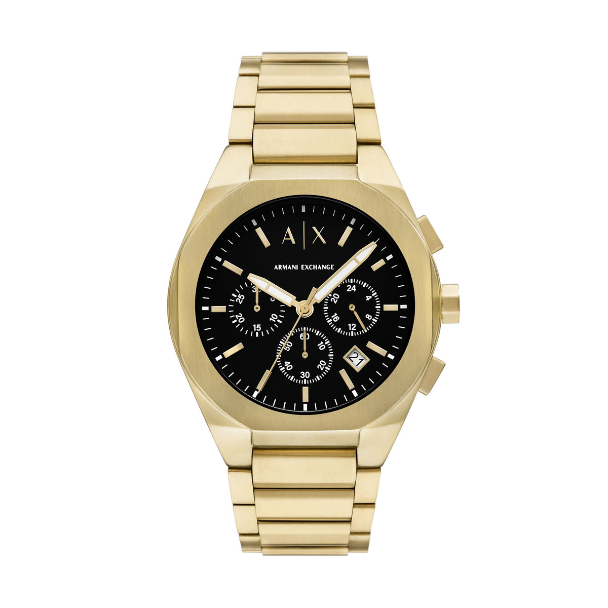 Armani Exchange Gold Stainless Steel Men's Watch