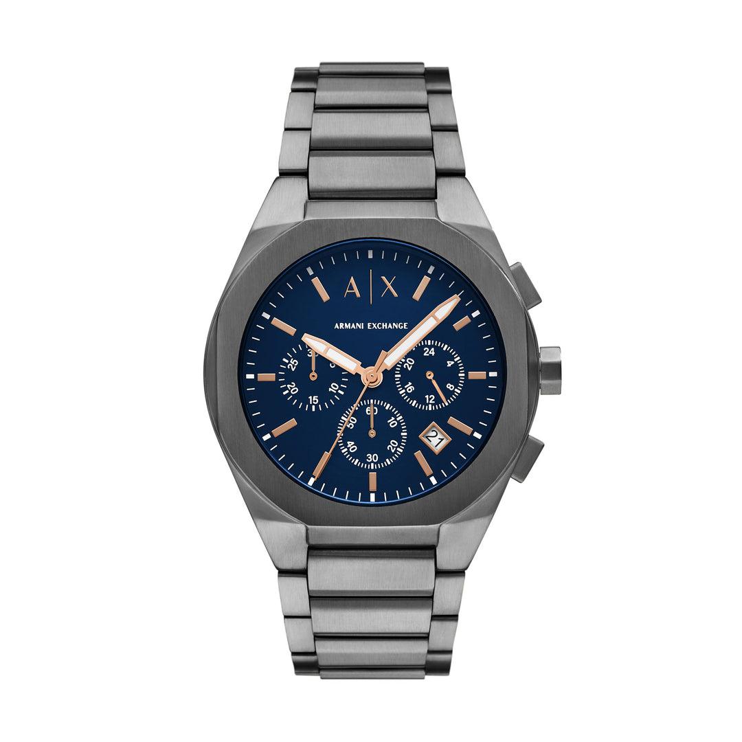 Armani Exchange Gunmetal Stainless Steel Men's Watch